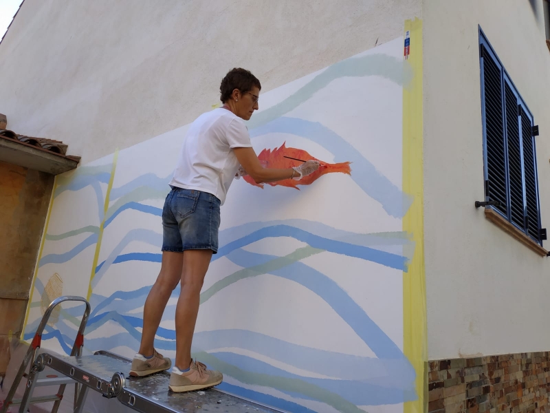 Mural a Calella 2021