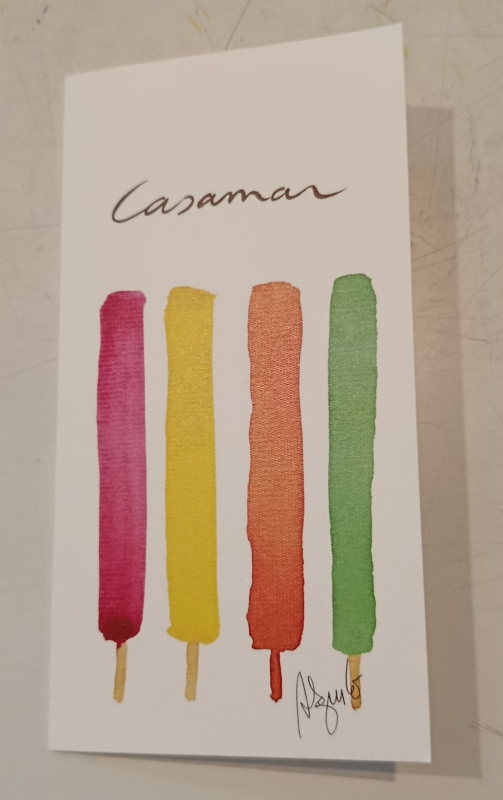 Cartes d'estiu Restaurant Casamar 2025