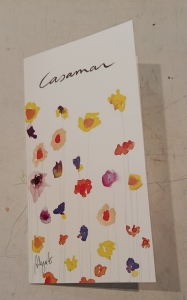 Cartes d'estiu Restaurant Casamar 2025