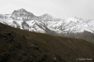 La Alcazaba (3.371 m) y el Mulhacén (3.479 m)