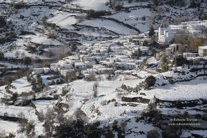 Busquístar bajo la nieve