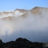 Espectro de Brocken sobre el río San Juan