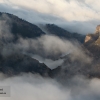 Nieblas otoñales en el valle del Monachil