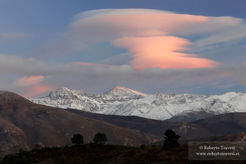 Colosos al anochecer